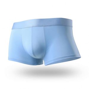 Wholesale <b>Custom</b> Thin Ice Silk Breathable Underwear Men <b>Boxer</b> Pants Polyester Spandex - Product Image 2