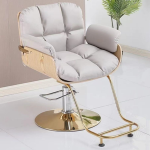 Silla de Estilista de Cuero Moderna y Personalizada de Alta Calidad, Silla de Peluquería de Acero en Oferta para Spa y Belleza - Product Image 2
