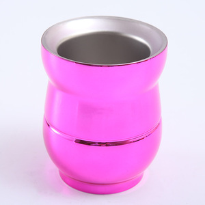 2026 Emerit Venta al por mayor, superventas, taza de yerba mate personalizada de 140 ml, de acero inoxidable 18/8 con aislamiento al vacío, estilo sudamericano, con bombilla - Product Image 2