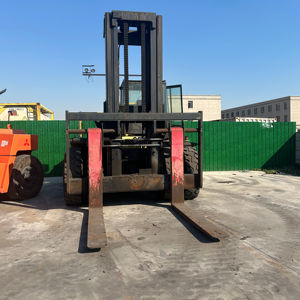 Chariot élévateur à fourche d'occasion HYSTER H32.00F-CM de 32 tonnes, moteur Cummins, fabrication américaine, robuste, pour la manutention de matériaux. - Product Image 1