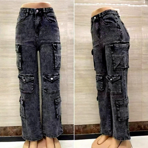 <span class=keywords><strong>Jeans</strong></span> da <span class=keywords><strong>Donna</strong></span> <span class=keywords><strong>Skinny</strong></span> Traspiranti a Vita Alta, Lavaggio Chiaro, Gamba Dritta, Stile Casual - Product Image 5