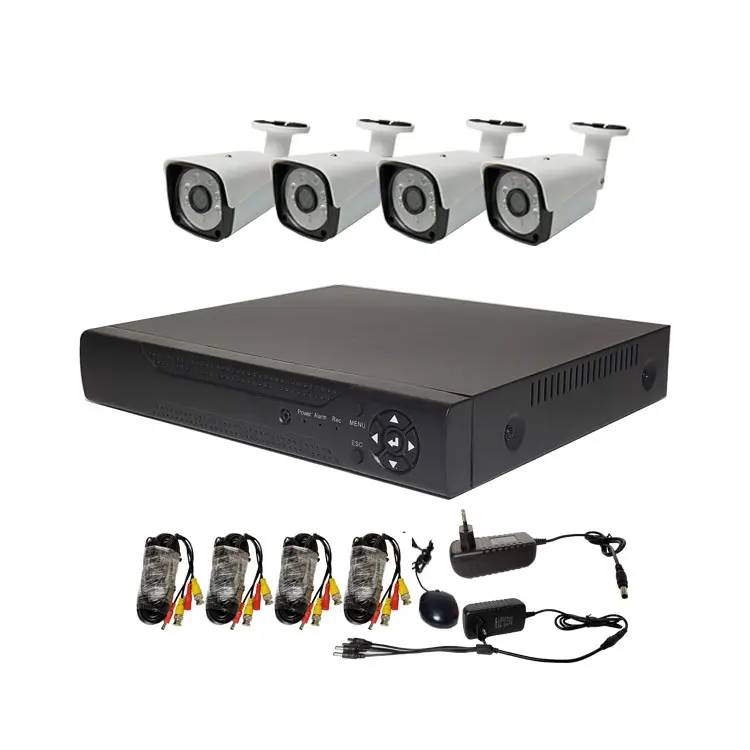 Sistema de videovigilancia de seguridad, kit de cámara analógica de 4 canales, full hd, 5MP, 2mp, 1080p, Con dvr, envío gratis