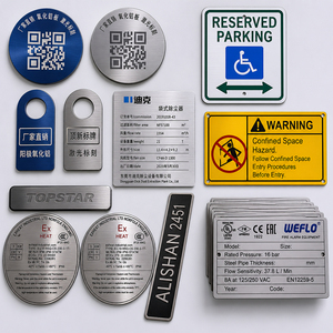 Échantillon <span class=keywords><strong>Gratuit</strong></span> : Plaque Nominative Personnalisée en Acier Inoxydable, Autocollante, Gravée, pour Cadeaux Promotionnels et Usage Professionnel - Product Image 3