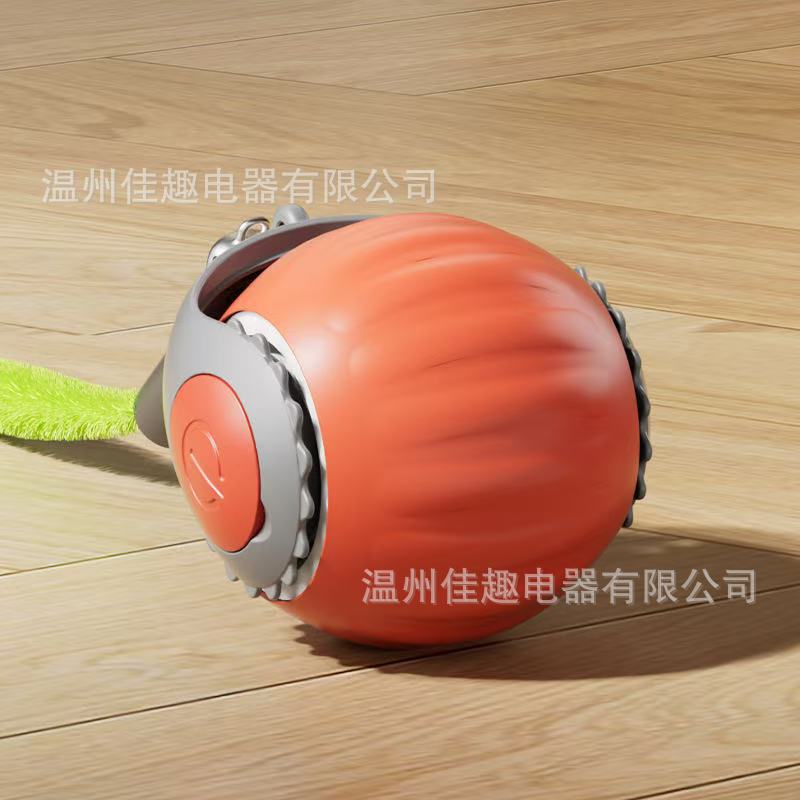 Boule convexe en forme d'engrenage orange