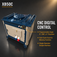 Machine à cintrer les barres d'armature CNC personnalisable XUANHUA OEM, cintreuse électrique 4kW, machine à cintrer les barres d'acier de 6 à 46 mm