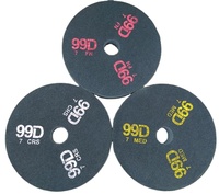 Roue de polissage non tissée HP haute performance 7S MED 12X2X2 SPU, cylindre en fibre de nylon durable, personnalisable OEM, noir, garantie 3 ans