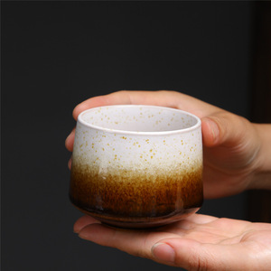 Taza de Té Individual de Cerámica Estilo Japonés Retro, Horneada en Horno, Taza de Café Concentrado - Product Image 4