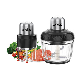 Procesador de Alimentos Orvica 2.5L 0.3L, Picadora de Carne Eléctrica con Múltiples Cuchillas para Uso en la Cocina - Product Image 1