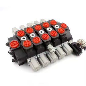 Vanne de déchargement électrique SD8 - 5 positions, 4 électrovannes, 12V 24V, vanne de commande directionnelle hydraulique - Product Image 3