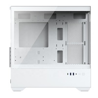 JNP Factory Matx casing komputer menara sedang kipas catu daya putih casing Game sistem pendingin air untuk PC