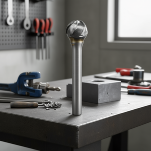 Fresa Rotativa Esférica Ttake Ab8300 de 12.7 mm de Diámetro, Corte Z6 para Perforación y Grabado en Metal - Product Image 3