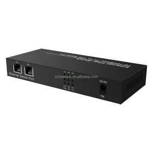 Factory Direct Sale SC to RJ45 Optical Converter 6SC+2RJ45 <b>Aggregation</b> 10/100Mbps Single Mode Simplex SC Media Converter - Product Image 2