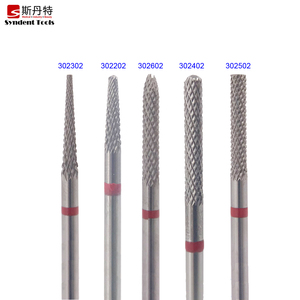 Frese ortodontiche in carburo di tungsteno dentale a forma di cono piccolo taglio diamantato - Product Image 4