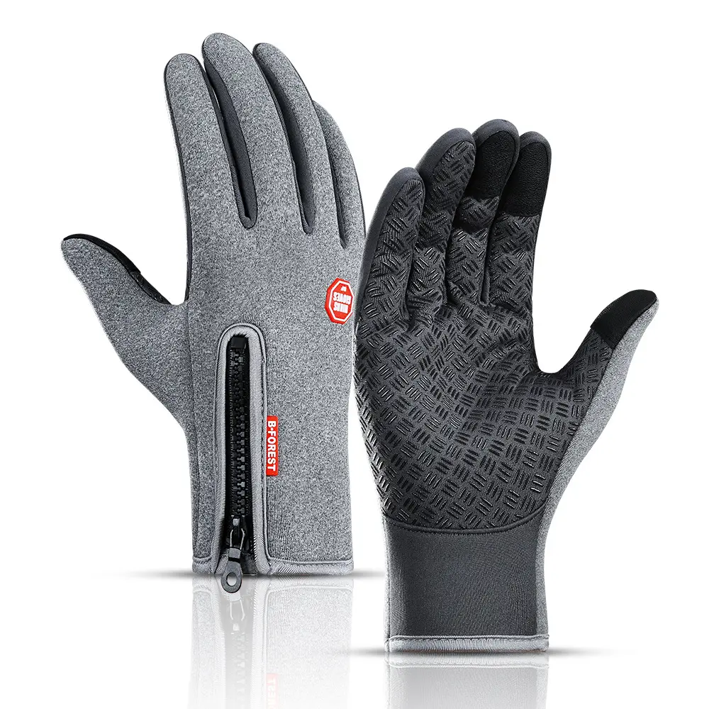 Touchscreen Warm Gloves Mens Winter Thermal Gloves Touch Screen Glove Water Resistant Windproof Warm for Driving Cycling Running