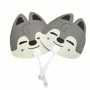 KPOP Custom Photo Printed Hand Fans Clear Plastic Craft Round Picket for Self Expression - Product Image 3