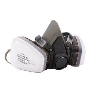 Conjunto Completo Mascara Respiratoria 6200 Masker Gas Respirador untuk Cat Semprot Dekorasi Kimia - Product Image 1