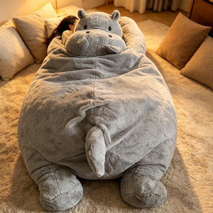 Saco de Dormir de Peluche Estilo Oso de Peluche, Saco de Dormir Envolvente Acogedor, Saco de Dormir Extra Grande de Peluche - Product Image 5