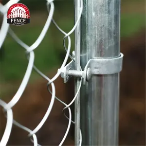 High Security 4mm Wire Diameter Aluminum Diamond Wire Mesh Chain Link Fence