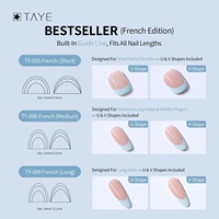 Autocollant transparent de haute qualité pour la décoration des ongles, prix de gros