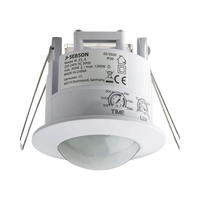 Sensor de Movimiento Infrarrojo Programable Geagood para Interiores, LED de 3 Cables, 10A, Montaje Empotrado en Techo, Alcance de 6M/360 Grados, Fácil Instalación de 360 Grados