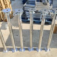 Adjustable Shoring Props Structural Load-Bearing Support; Steel Bracing Post-Cast Strip Reinforcement; Formwork Shells