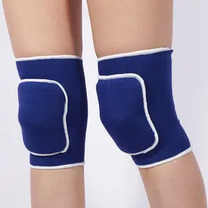 Spons Kompresi Olahraga Berpori Bantalan Lutut Voli Lengan Kaki Olahraga Bersepeda Uniseks Pendukung Penopang Lutut