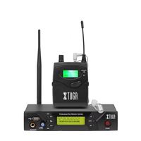 Système de monitoring intra-auriculaire sans fil professionnel Xtuga BK510 avec connecteur XLR, réduction du bruit et design portable pour les performances sur scène