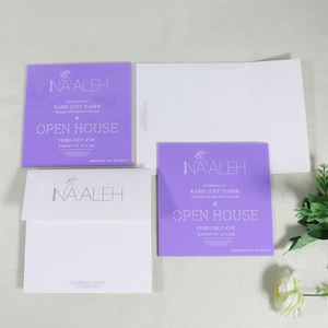 Invitación Acrílica <span class=keywords><strong>de</strong></span> Color Morado con Impresión Personalizada para <span class=keywords><strong>la</strong></span> Ceremonia <span class=keywords><strong>de</strong></span> Apertura <span class=keywords><strong>de</strong></span> una Tienda - Product Image 3