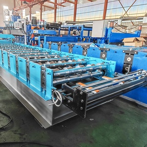 เครื่องผลิตแผ่นหลังคาทรงสี่เหลี่ยมคางหมูเครื่อง840เหล็กอัตโนมัติตลาดโบลิเวีย - Product Image 5