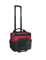 Sac à outils de réparation en gros, usine BSCI ISO, sac à outils d'électricien robuste avec roues, grande capacité, sac à outils de plombier