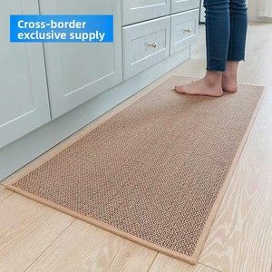 Felpudo de Goma Gruesa y Resistente A LA Suciedad PARA EL Hogar, Alfombra Tejida con Tira Larga, Color Sólido, Chenille, Cocina - Product Image 1