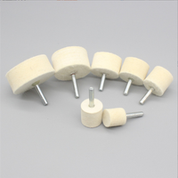 Perceuse électrique à tige de 3mm, serpillière de polissage de 6mm, pointe en feutre de laine de polissage de bijoux