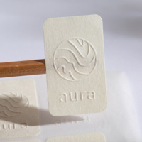Impression personnalisée Logo Marque Texture spéciale Papier 3d Logo en relief Autocollant Étiquettes d'emballage pour bouteille de parfum
