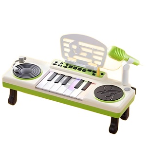 Wholesale Children Education 12-Key Electronic <b>Keyboard</b> Toys Piano Musical Instruments Toys With Microphone - Product Image 1