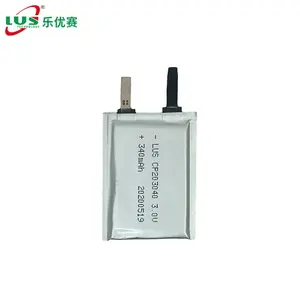 Baterai logam lithium 3.0 volt CP203040 sel ultra tipis 3v 340mAh untuk baterai 204030 RFID
