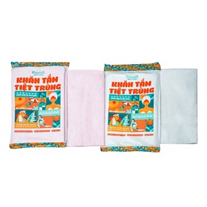Serviette de Bain Jetable OEM en Gros pour l'Exportation, Douce, Non Tissée, Séchage Rapide, Kawaii, pour Voyage, Spa, Massage, Hôtellerie, Été, Fabriquée au Vietnam - Product Image 1