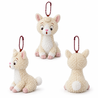 Porte-clés en peluche alpaga personnalisé, animaux en peluche, jouets en peluche, mascotte de zoo personnalisée, porte-clés en peluche, poupées en peluche personnalisées
