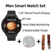 Jam Tangan Pintar 2026 D21 Watch 4, Jam Tangan & Earbud BT, 2 Tali Jam yang Dapat Diganti, Monitor Detak Jantung, Mode Olahraga Multi, Kotak Hadiah
