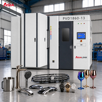 Machine de revêtement PVD AsiaLink pour charnières d'ordinateurs portables, système de revêtement couleur par placage ionique sous vide pour composants informatiques