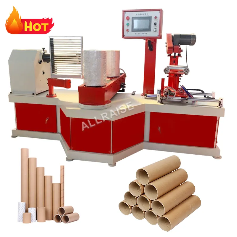 Automatic kraft paper tube making machine Paper core making setup machine paper winding rolling core making machine