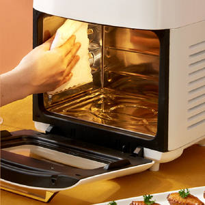 <span class=keywords><strong>Friteuse</strong></span> électrique de luxe avec fenêtre transparente et écran tactile, four électrique multifonction de 15l pour la maison - Product Image 5