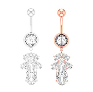 <span class=keywords><strong>2022</strong></span> nuevo diseño brillante vientre Piercing anillo joyería anillos de diamantes ombligo para accesorios de situación diaria - Product Image 1