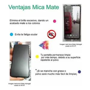 Pellicola opaca in Mica antiriflesso idrogel per IQOO Axon 50 5G per ZTE idrogel 3D Anti-Spy Anti-graffio Anti-impronta digitale - Product Image 1