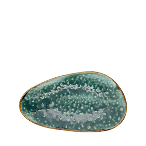 Piatto Piatto Astratto Turchese Luna 21x12cm - Piatti e Stoviglie - Product Image 1
