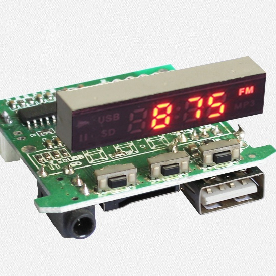 Wholesale Wireless Mp3 Player Car USB FM AUX Radio Audio Recording Module for Speaker Handsfree