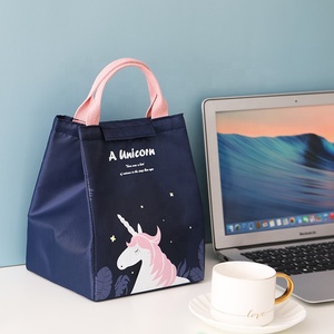 แบบพกพาขนาดใหญ่ความจุ Resealable ความร้อนฉนวนกันความร้อน Unicorn Dreamy Forest อลูมิเนียมฟอยล์อาหารกลางวัน Cooler Bag - Product Image 3