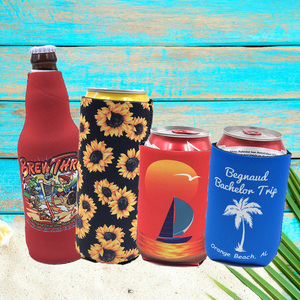 Porte-<span class=keywords><strong>boisson</strong></span> en néoprène portable, taille personnalisée, 3MM, 12 oz, impression par Sublimation, refroidisseur de bière - Product Image 2