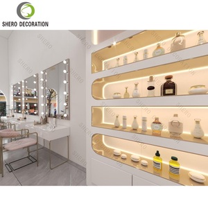 Muebles de Tienda de Cosméticos Modernos con Iluminación LED Personalizada, Estantes de Exhibición para Tiendas de Cuidado de la Piel, Vitrinas de Góndola para Perfumes y Maquillaje de Boutique - Product Image 2