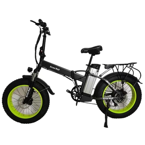 Bicicleta Plegable Eléctrica de Alta Calidad con Motor sin Escobillas de 500W/1000W en la Rueda Trasera, Batería de Litio de 48V 15AH, Neumático Grueso de Aluminio de 20 Pulgadas, Bicicleta Eléctrica Urbana K5 Potente - Product Image 5