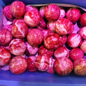 도매 민속 공예 치유 돌 풍수 치유 rhodochrosite 크리스탈 공예 석영 공 크리스탈 구체 - Product Image 4